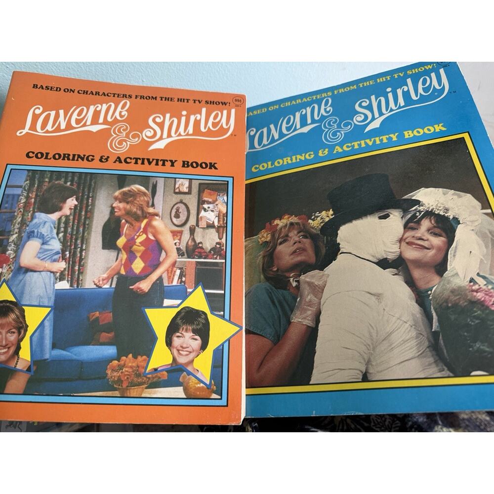 Laverne & Shirley Coloring and Activity Book (1983)